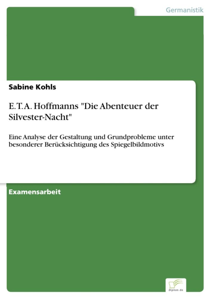 E. T. A. Hoffmanns 'Die Abenteuer der Silvester-Nacht' main product photo
