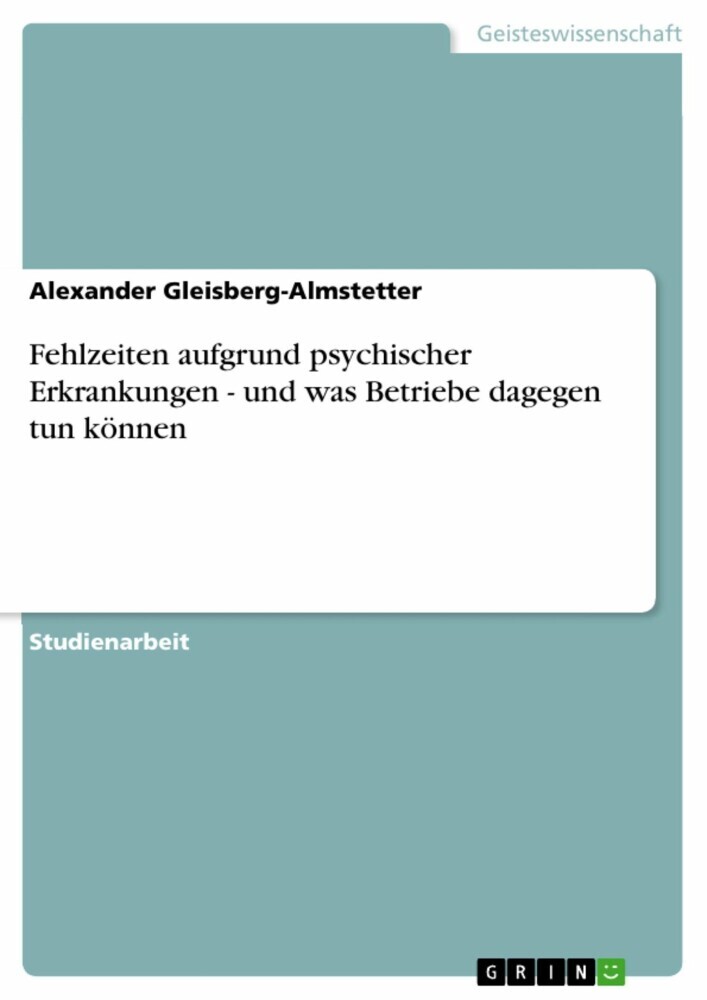 Fehlzeiten aufgrund psychischer Erkrankungen - und was Betriebe dagegen tun können main product photo