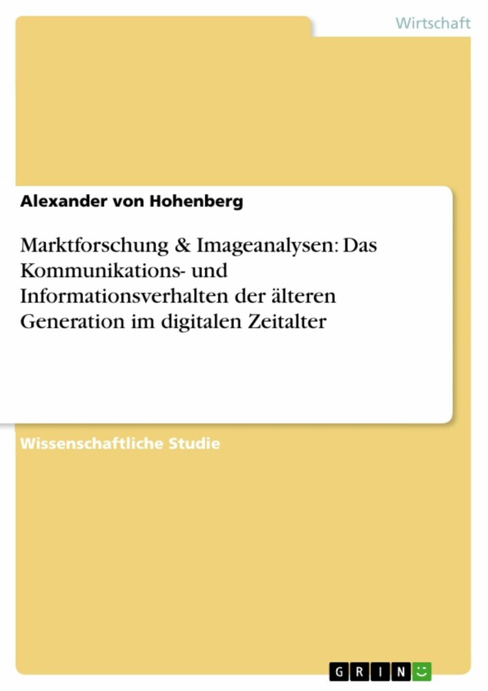 Marktforschung & Imageanalysen: Das Kommunikations- und Informationsverhalten der älteren Generation im digitalen Zeitalter main product photo