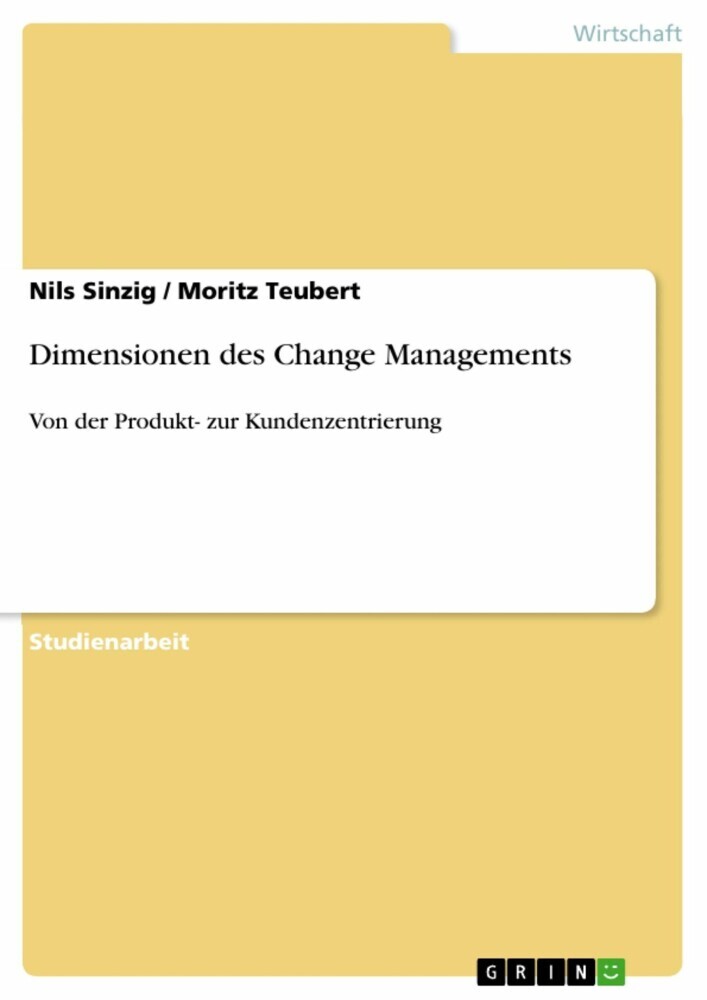 Dimensionen des Change Managements main product photo