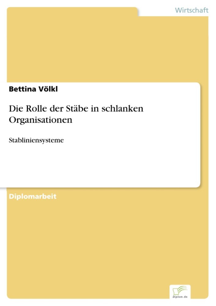 Die Rolle der Stäbe in schlanken Organisationen main product photo