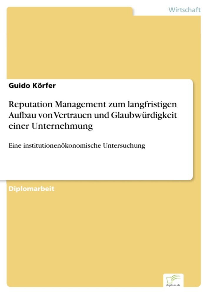 Reputation Management zum langfristigen Aufbau von Vertrauen und Glaubwürdigkeit einer Unternehmung main product photo