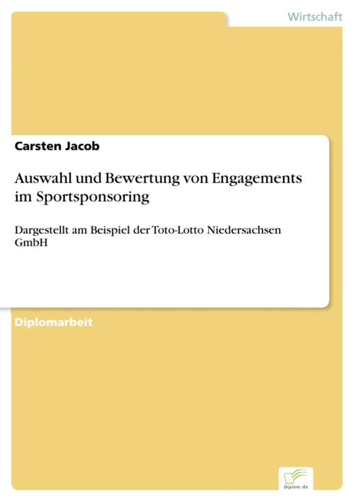 Auswahl und Bewertung von Engagements im Sportsponsoring main product photo