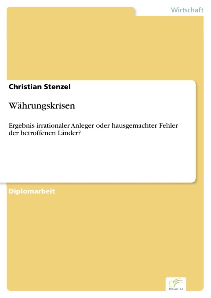 Währungskrisen main product photo