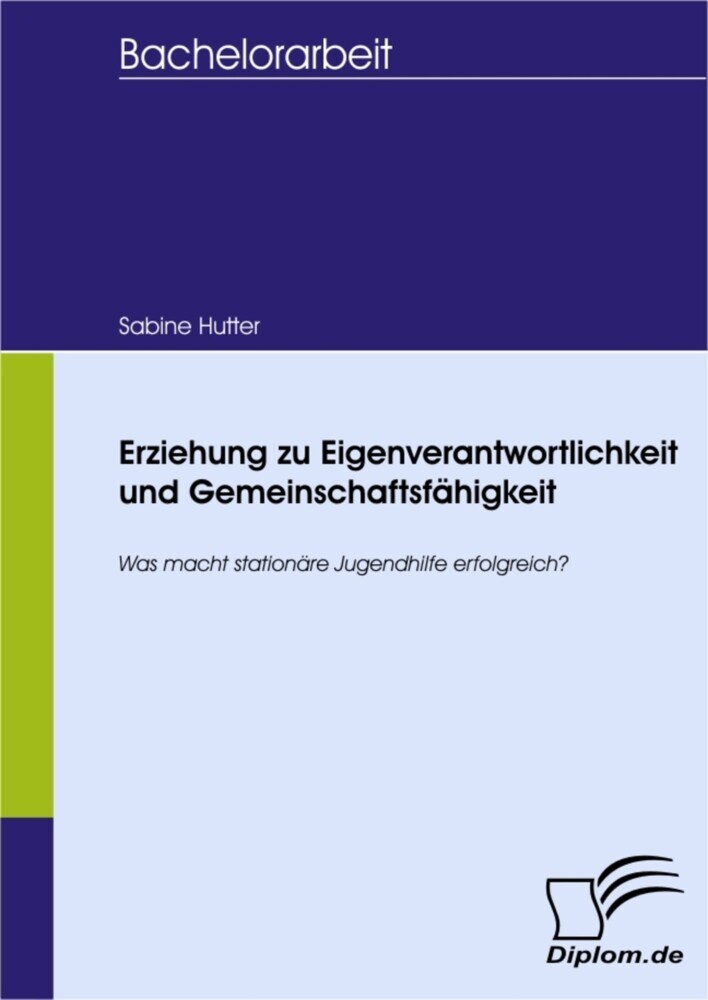 Erziehung zu Eigenverantwortlichkeit und Gemeinschaftsfähigkeit main product photo