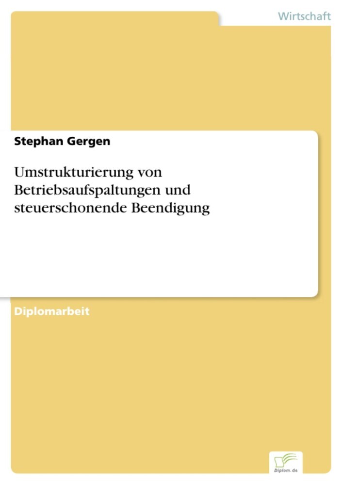 Umstrukturierung von Betriebsaufspaltungen und steuerschonende Beendigung main product photo