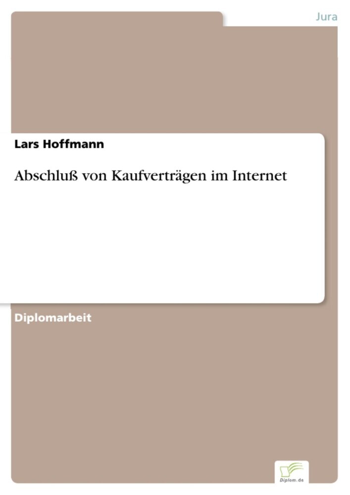 Abschluß von Kaufverträgen im Internet main product photo