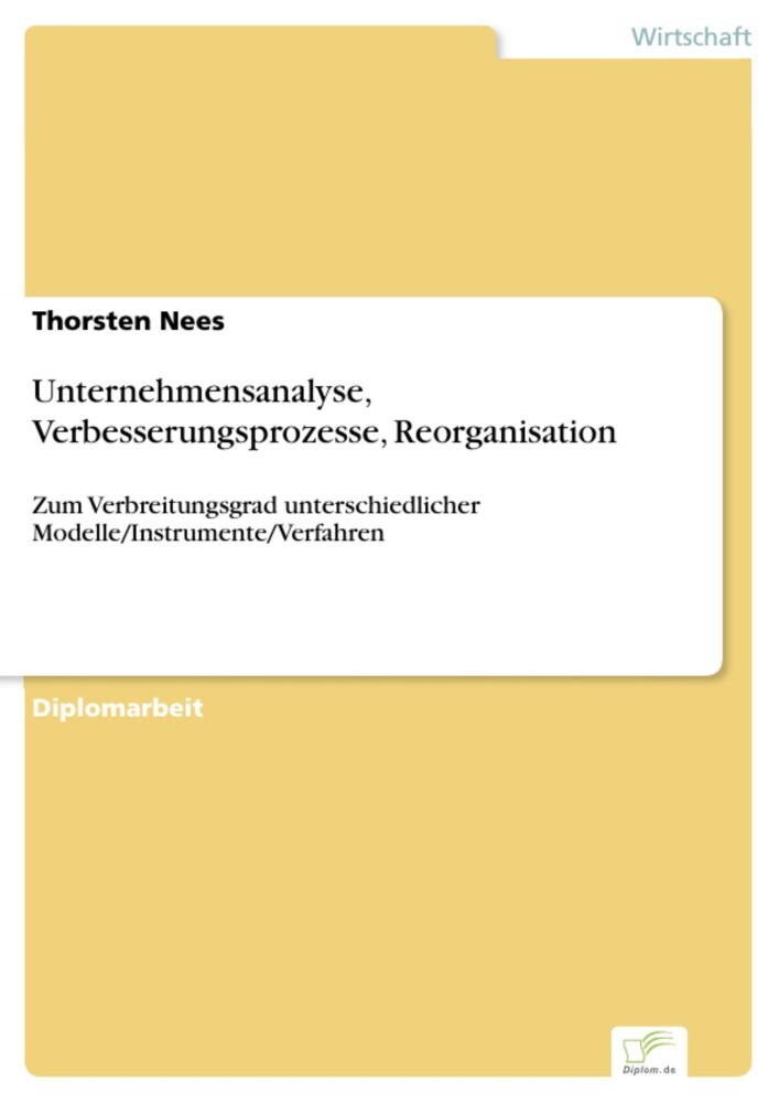 Unternehmensanalyse, Verbesserungsprozesse, Reorganisation main product photo