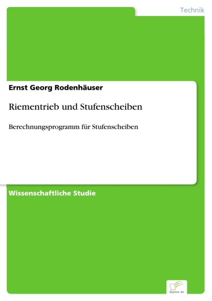 Riementrieb und Stufenscheiben main product photo