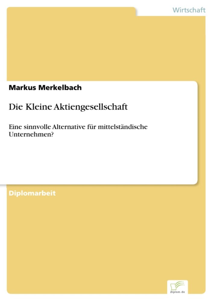 Die Kleine Aktiengesellschaft main product photo