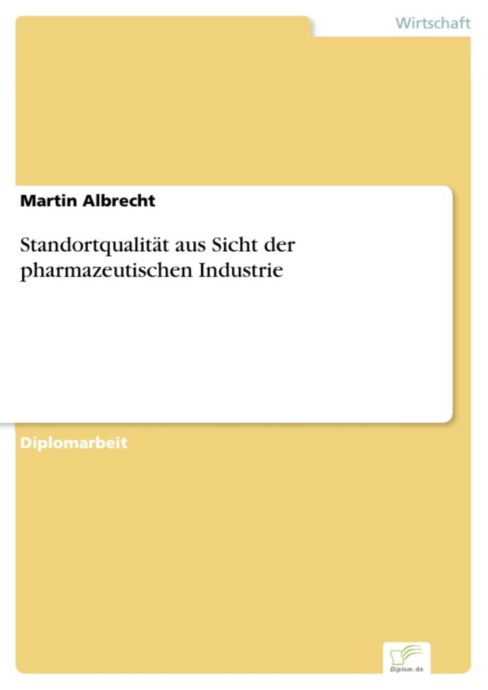 Standortqualität aus Sicht der pharmazeutischen Industrie main product photo