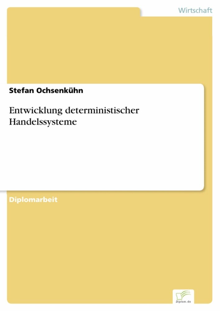 Entwicklung deterministischer Handelssysteme main product photo