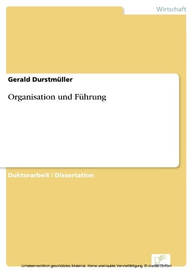 Organisation und Führung main product photo