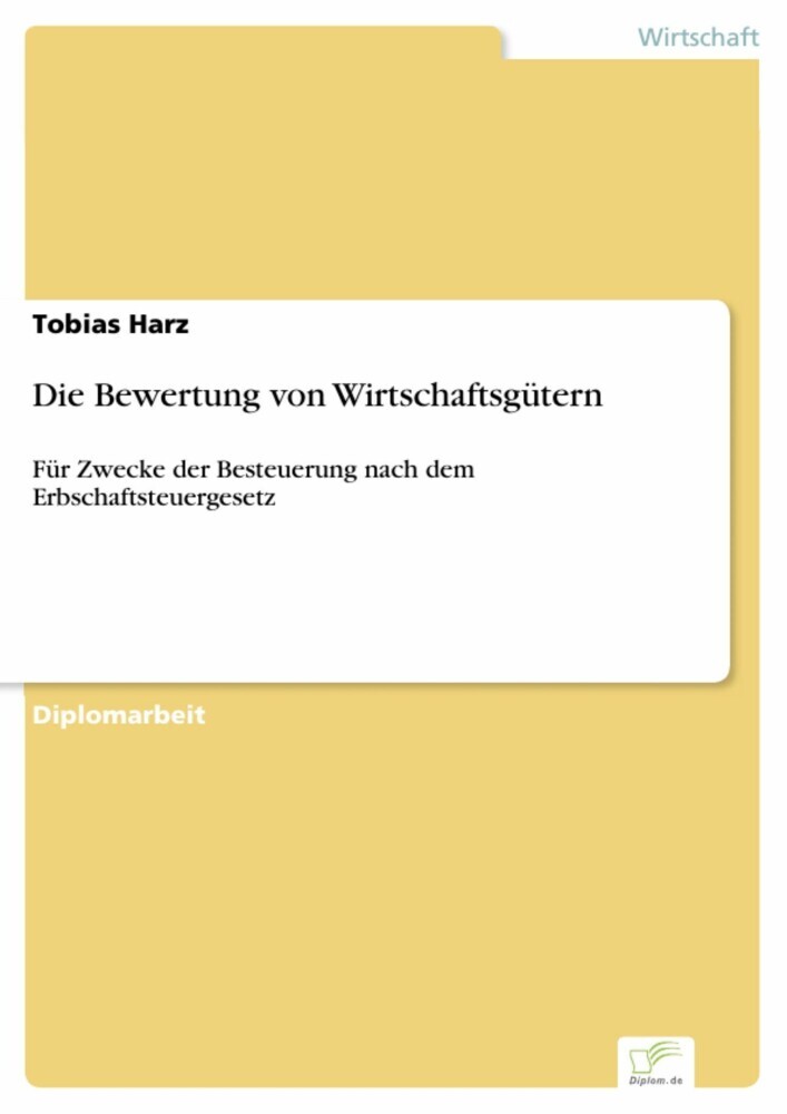 Die Bewertung von Wirtschaftsgütern main product photo