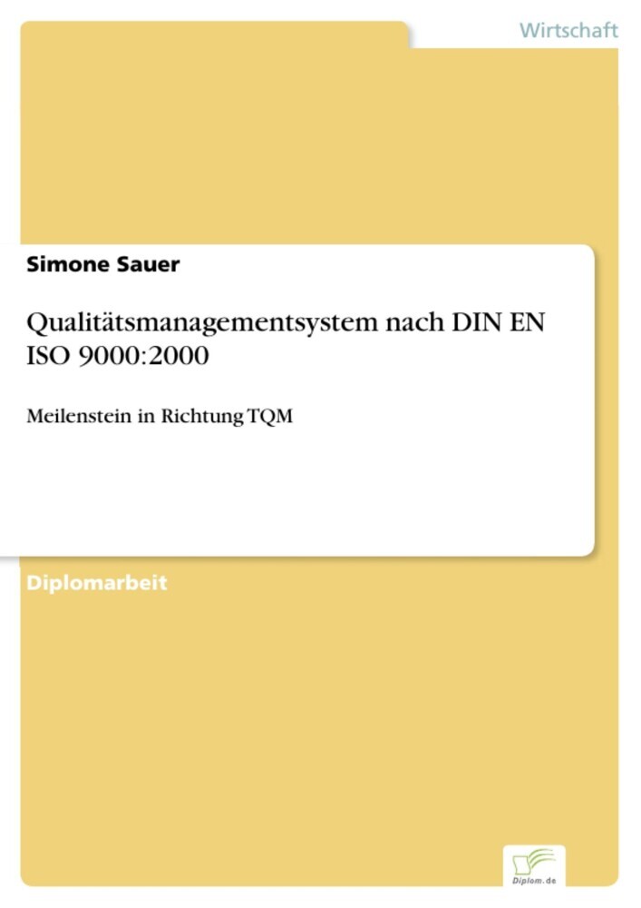 Qualitätsmanagementsystem nach DIN EN ISO 9000:2000 main product photo