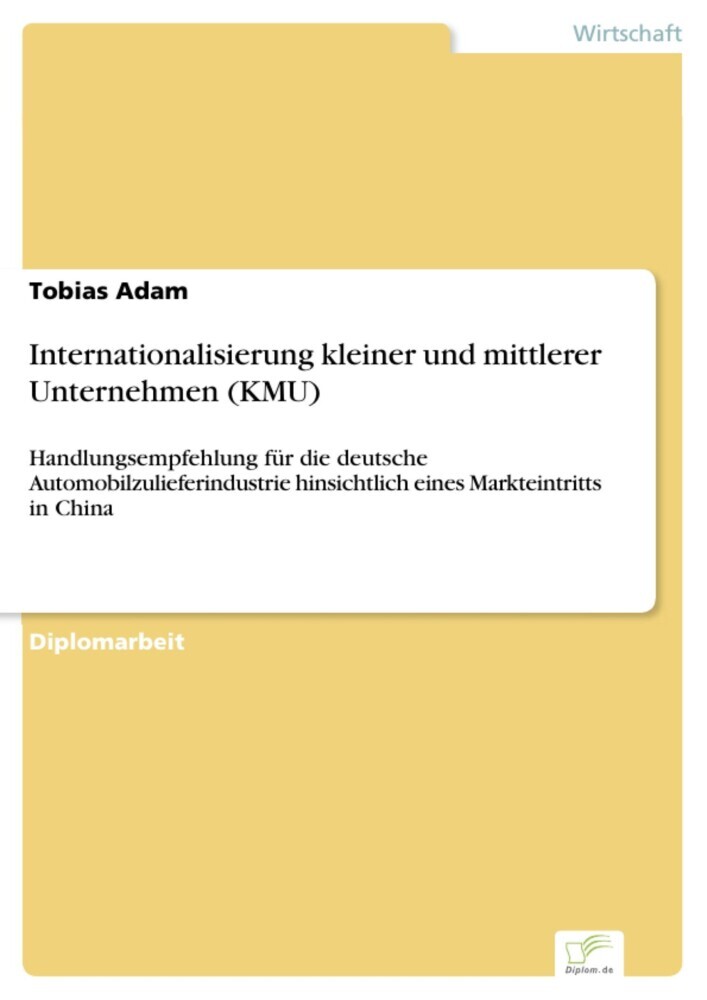 Internationalisierung kleiner und mittlerer Unternehmen (KMU) main product photo