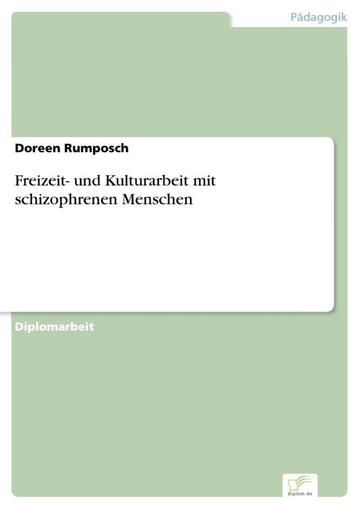 Freizeit- und Kulturarbeit mit schizophrenen Menschen main product photo