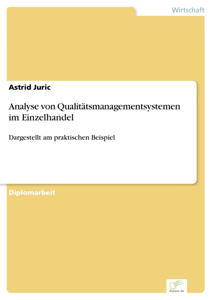Analyse von Qualitätsmanagementsystemen im Einzelhandel main product photo