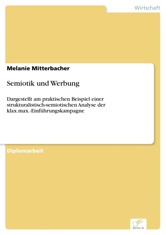 Semiotik und Werbung main product photo