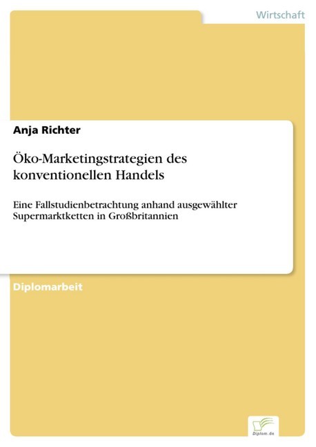 Öko-Marketingstrategien des konventionellen Handels main product photo