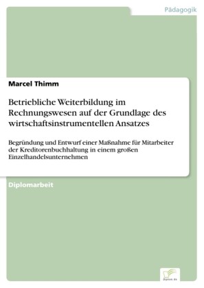Betriebliche Weiterbildung im Rechnungswesen auf der Grundlage des wirtschaftsinstrumentellen Ansatzes