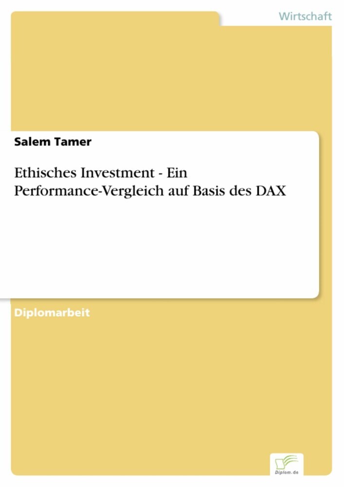 Ethisches Investment - Ein Performance-Vergleich auf Basis des DAX main product photo