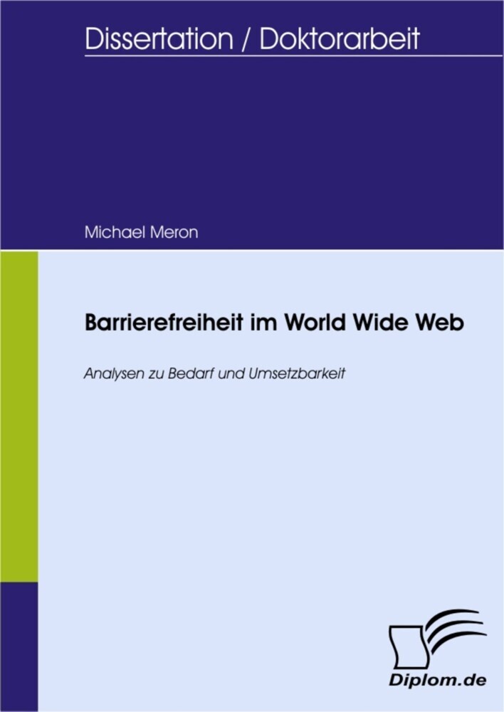 Barrierefreiheit im World Wide Web main product photo