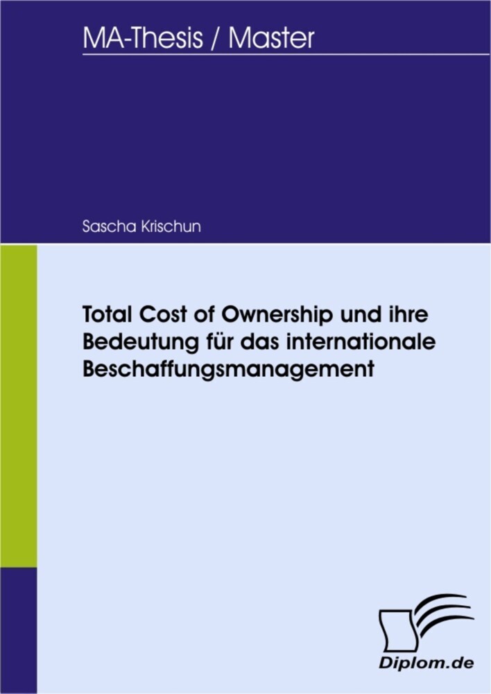 Total Cost of Ownership und ihre Bedeutung für das internationale Beschaffungsmanagement main product photo