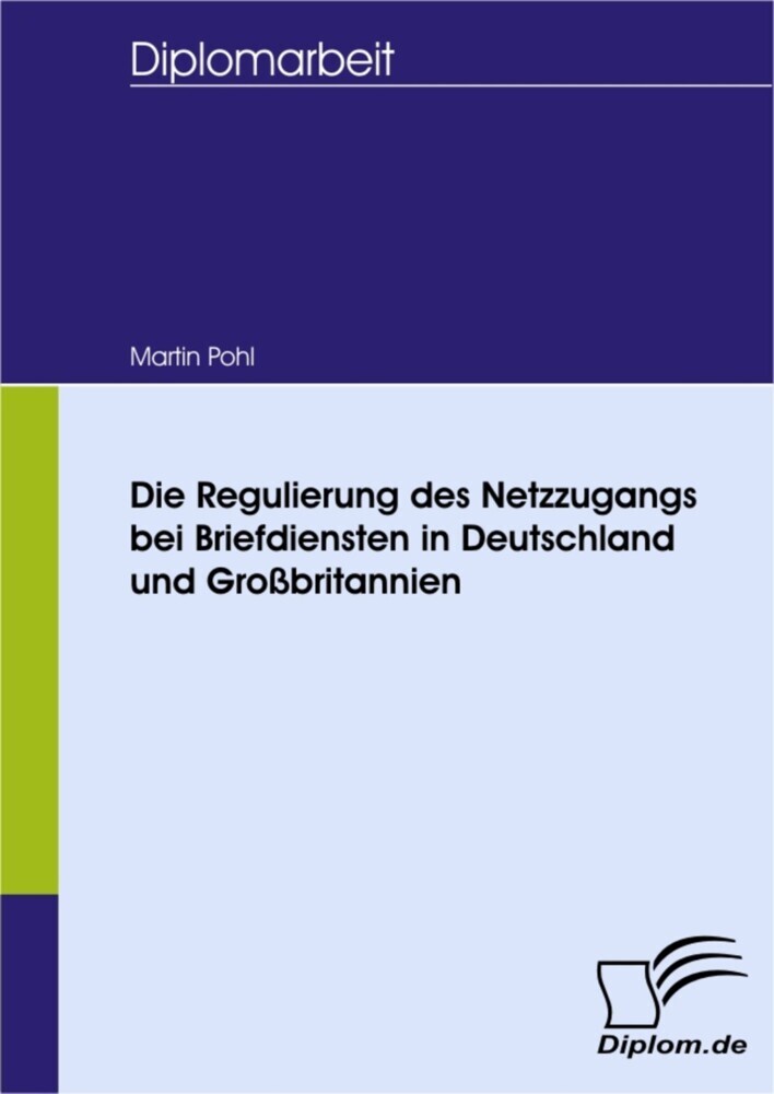 Die Regulierung des Netzzugangs bei Briefdiensten in Deutschland und Großbritannien main product photo