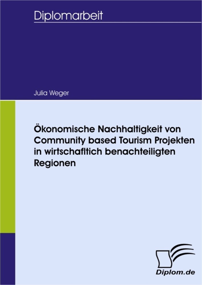 Ökonomische Nachhaltigkeit von Community based Tourism Projekten in wirtschafltich benachteiligten Regionen main product photo