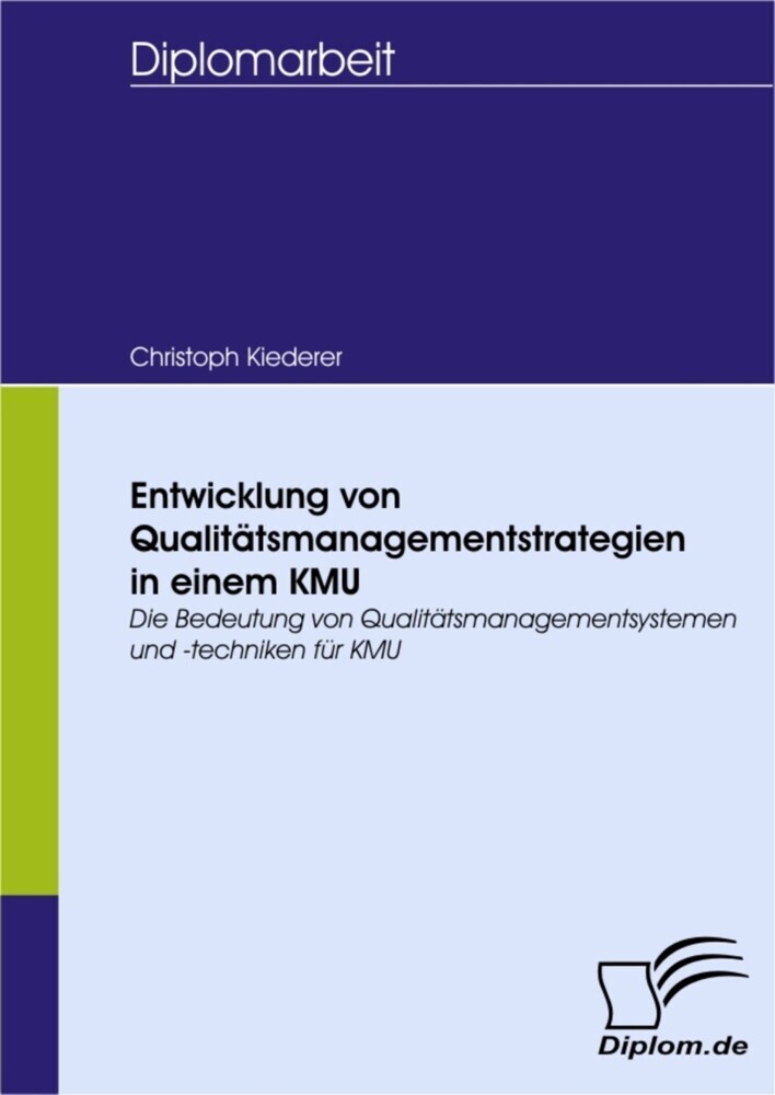 Entwicklung von Qualitätsmanagementstrategien in einem KMU main product photo