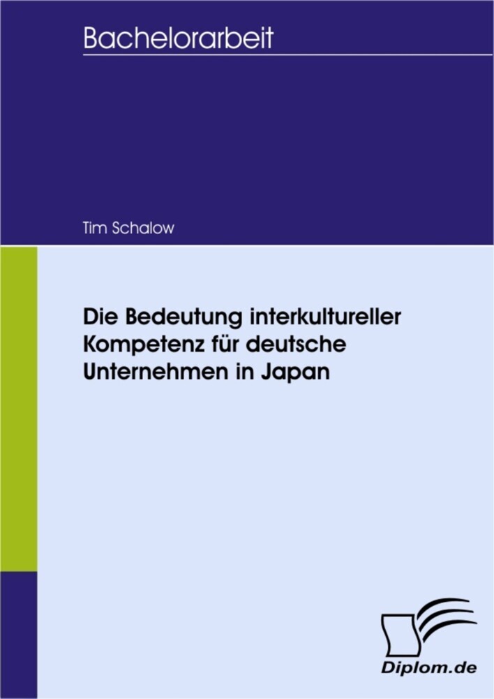 Die Bedeutung interkultureller Kompetenz für deutsche Unternehmen in Japan main product photo