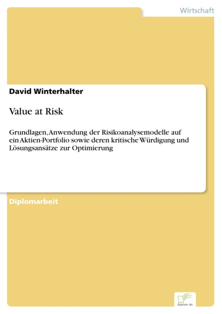 Value at Risk main product photo