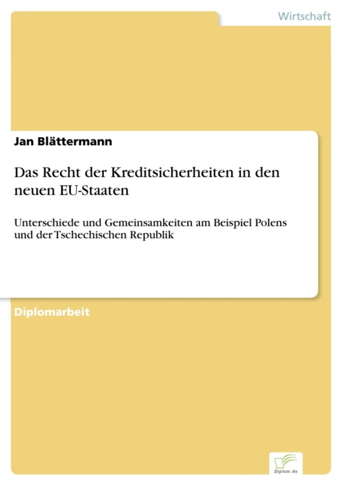 Das Recht der Kreditsicherheiten in den neuen EU-Staaten main product photo