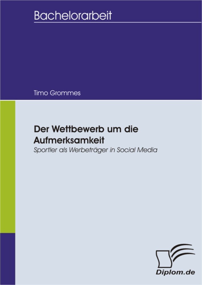 Der Wettbewerb um die Aufmerksamkeit - Sportler als Werbeträger in Social Media main product photo