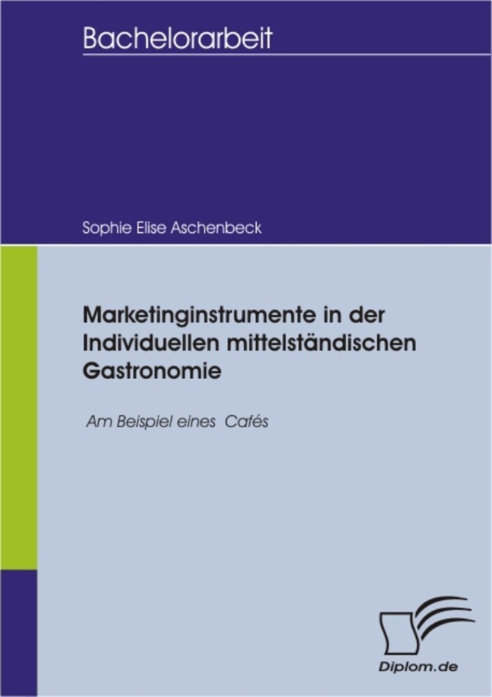 Marketinginstrumente in der individuellen mittelständischen Gastronomie main product photo