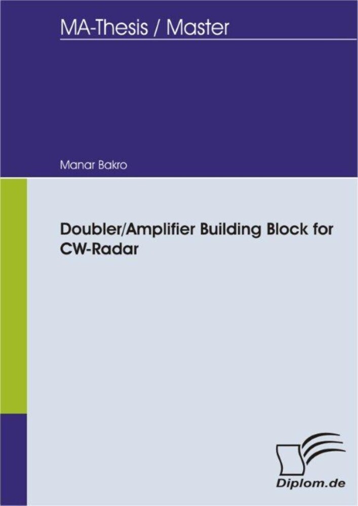 Doubler/Amplifier Building Block for CW-Radar main product photo