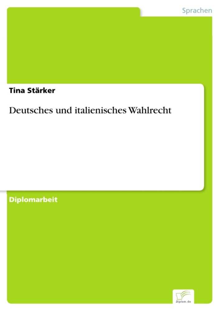 Deutsches und italienisches Wahlrecht main product photo