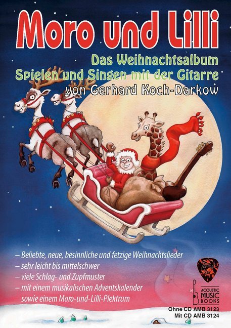 Moro und Lilli. Das Weihnachtsalbum, m. Audio-CD, für Gitarre main product photo