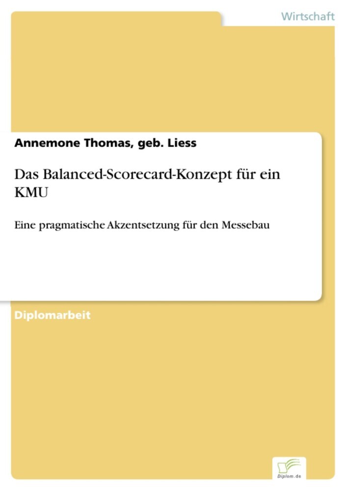 Das Balanced-Scorecard-Konzept für ein KMU main product photo