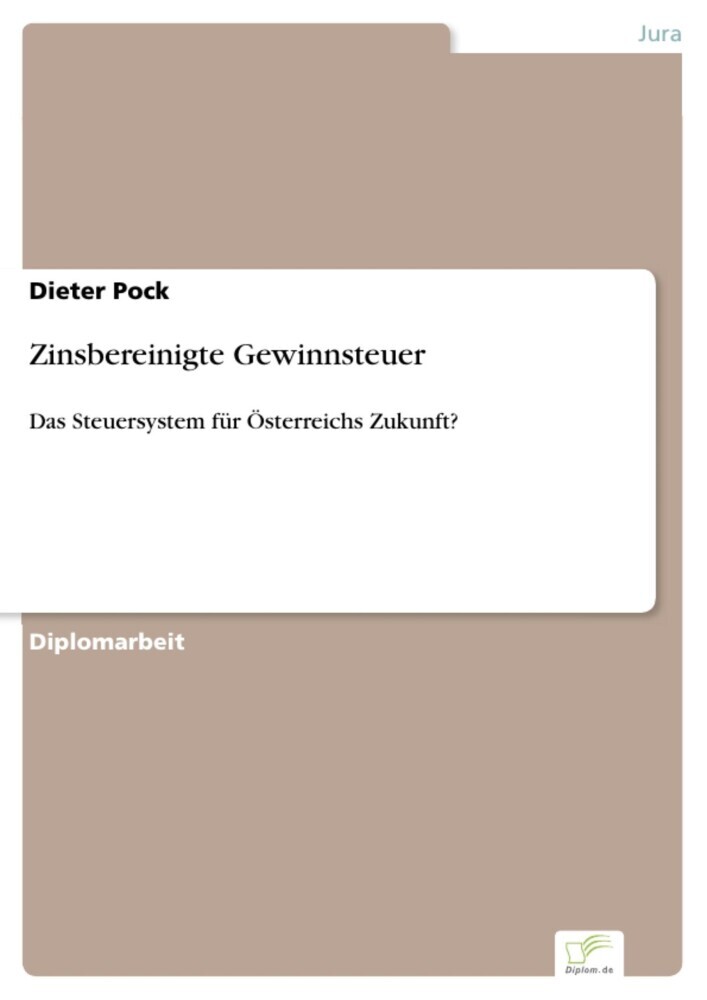Zinsbereinigte Gewinnsteuer main product photo