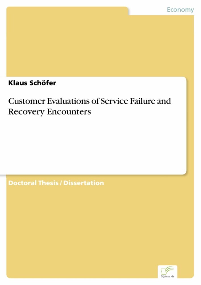 Customer Evaluations of Service Failure and Recovery Encounters main product photo