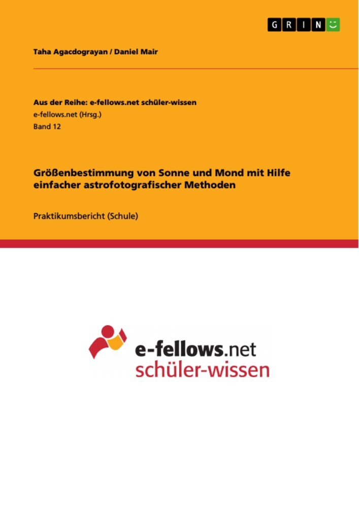 Größenbestimmung von Sonne und Mond mit Hilfe einfacher astrofotografischer Methoden main product photo