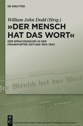 'Der Mensch hat das Wort'