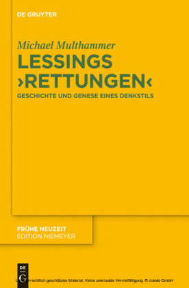 Lessings 'Rettungen'