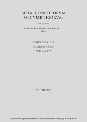 Concilium Universale Constantinopolitanum Tertium. Concilium Constantinopolitanum a. 691/2 in Trullo habitum