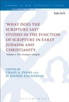 'What Does the Scripture Say?' Studies in the Function of Scripture in Early Judaism and Christianit