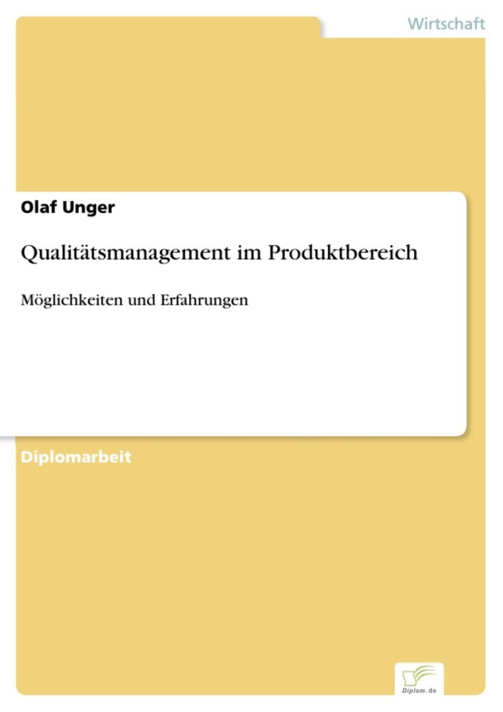 Qualitätsmanagement im Produktbereich main product photo