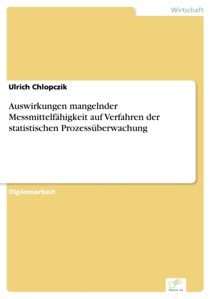 Auswirkungen mangelnder Messmittelfähigkeit auf Verfahren der statistischen Prozessüberwachung main product photo