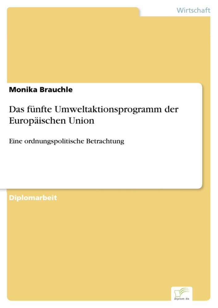 Das fünfte Umweltaktionsprogramm der Europäischen Union main product photo